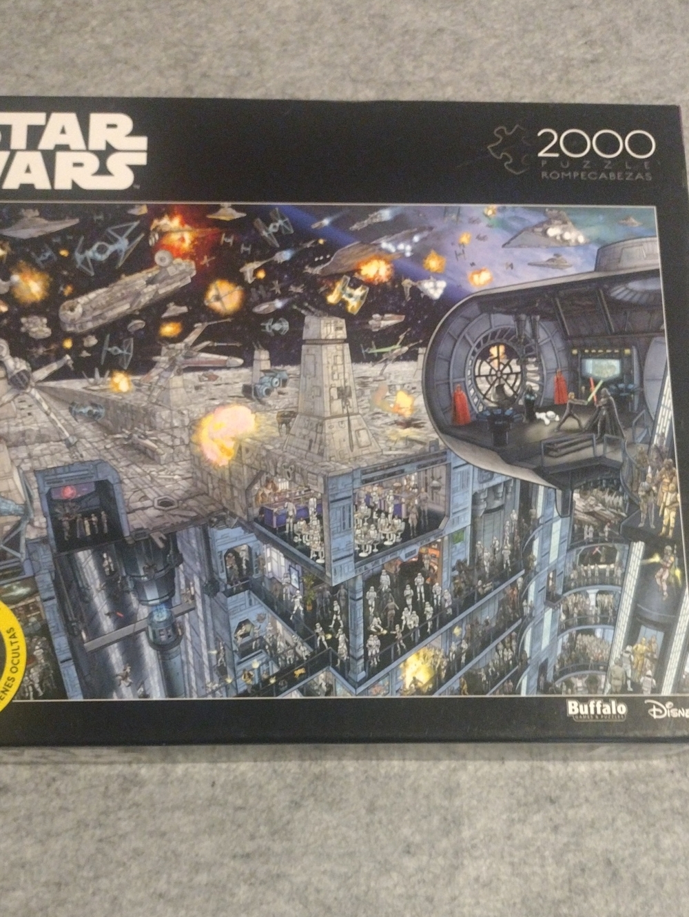 2000 Piece Jigsaw Puzzle Star Wars Scene Challenging ... Hours Of Fun...